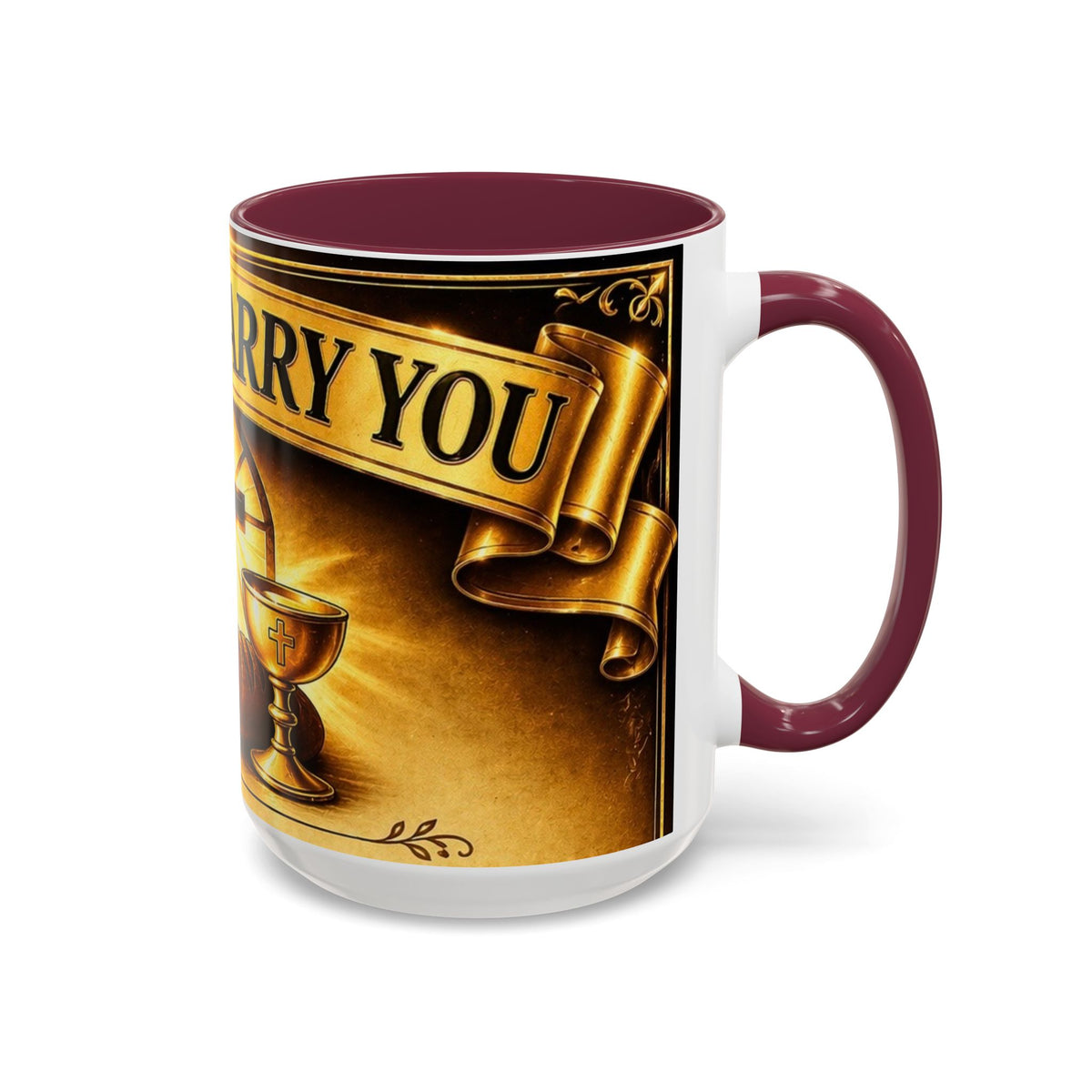 Religious Communion Mug — 'I Will Carry You' Coffee Cup (11oz/15oz)