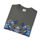 Cancer Zodiac T-Shirt — Blue Crab Astrology Tee (Intuitive, Loyal, Nurturing)