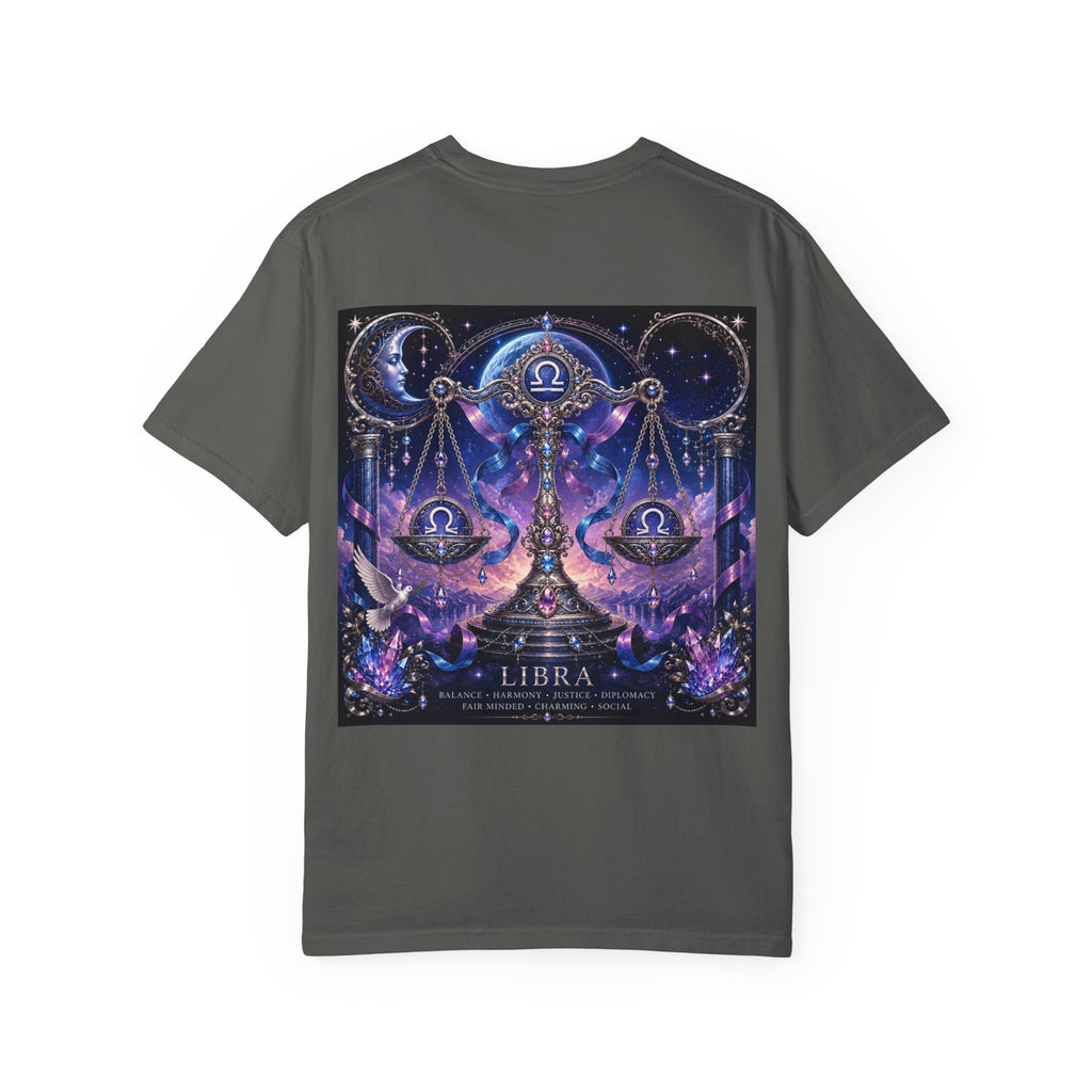 Libra Scales Zodiac T-Shirt — Astrology Graphic Tee