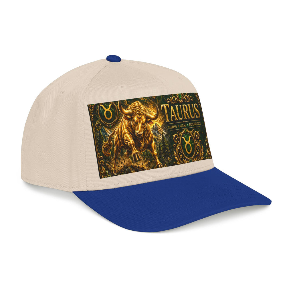 Taurus Zodiac Baseball Cap — Gold Bull Astrology Hat
