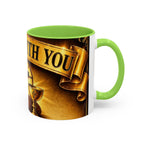 Inspirational Communion Mug — "God Is With You" Christian Coffee Cup
