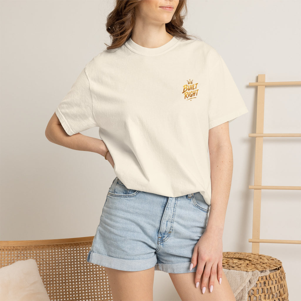 Built Right Lion T-Shirt — Strong, Wise & Faithful Christian Tee