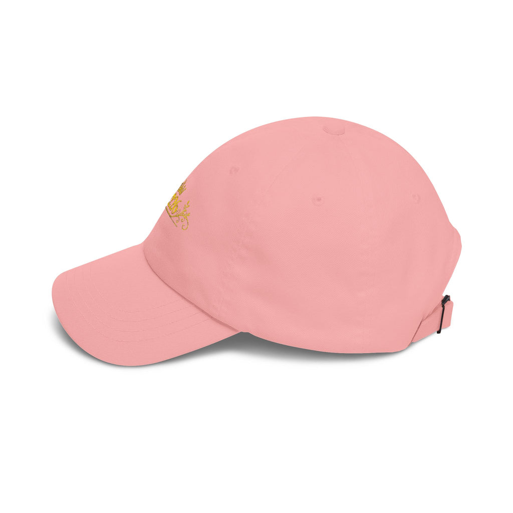 Classic Dad Cap — 2226 Gold Crown Embroidered Baseball Hat