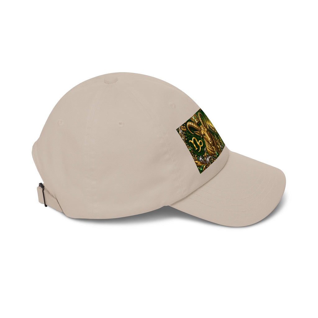 Capricorn Dad Hat — Zodiac Capricorn Goat Embroidered Baseball Cap