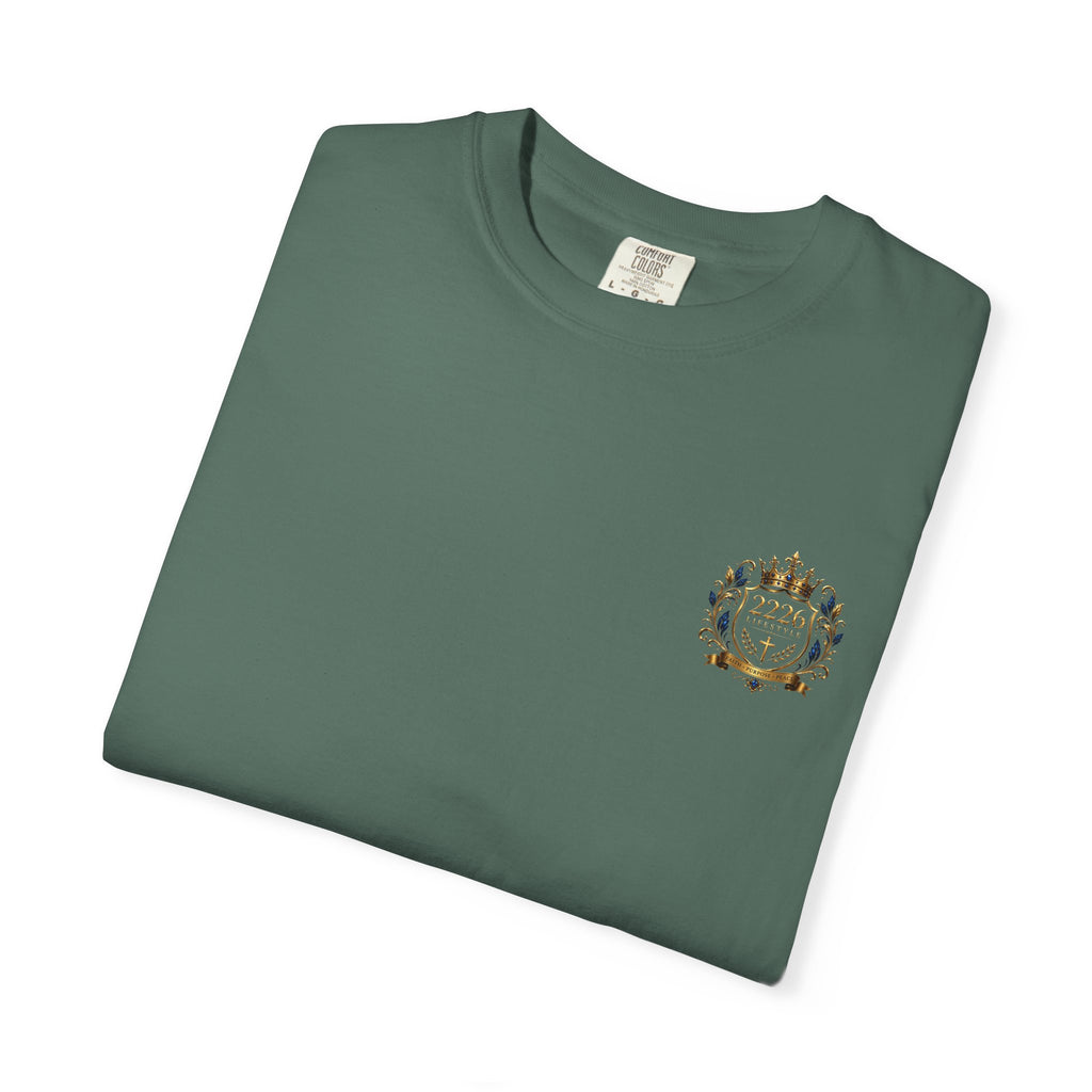 2226 Lifestyle Crest T-Shirt — Royal Crown Faith Emblem