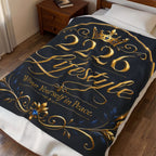 2226 Lifestyle Velveteen Plush Blanket — "Wrap Yourself in Peace" Luxury Throw