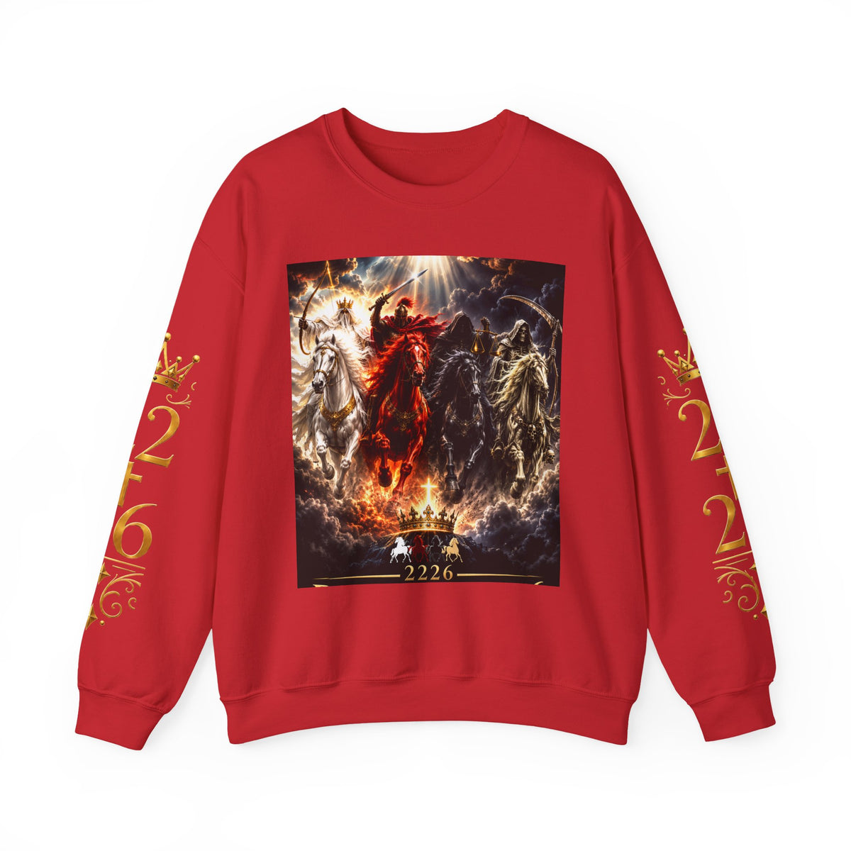 Revelation 6 Four Horsemen Crewneck Sweatshirt