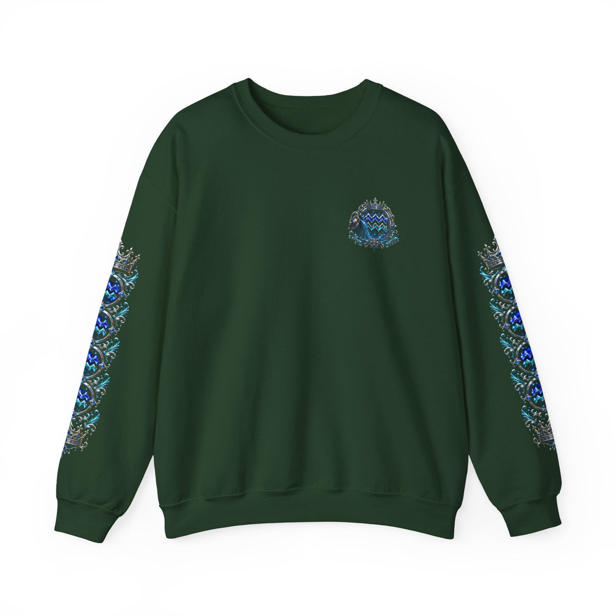 Aquarius Zodiac Sweatshirt — Astrology Water-Bearer Crewneck
