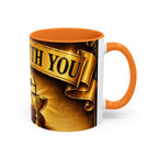 Inspirational Communion Mug — "God Is With You" Christian Coffee Cup