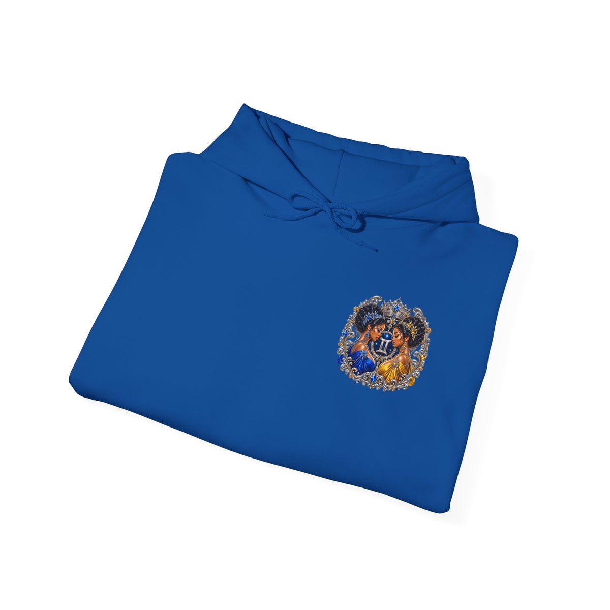Gemini Zodiac Hoodie — Ornate Twin Constellation Sweatshirt