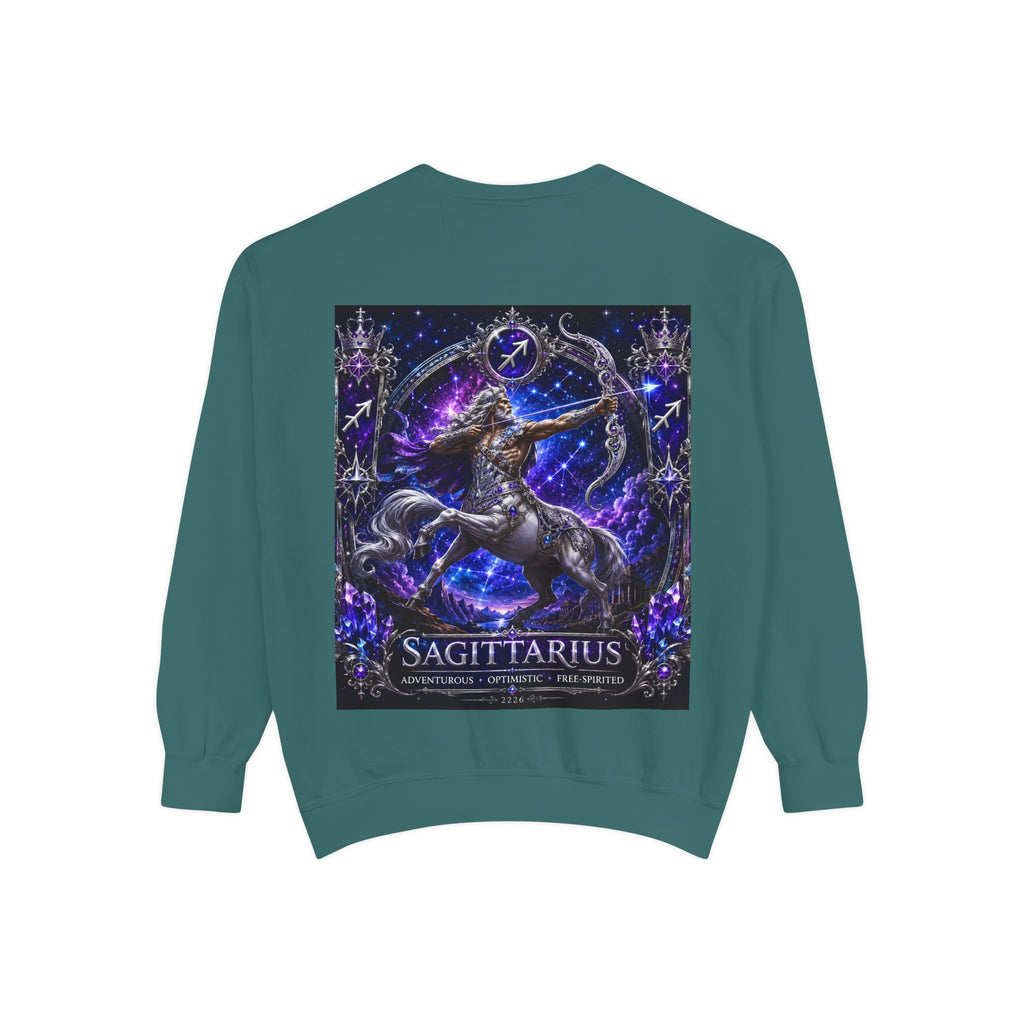 Sagittarius Zodiac Sweatshirt — Celestial Archer Graphic Pullover