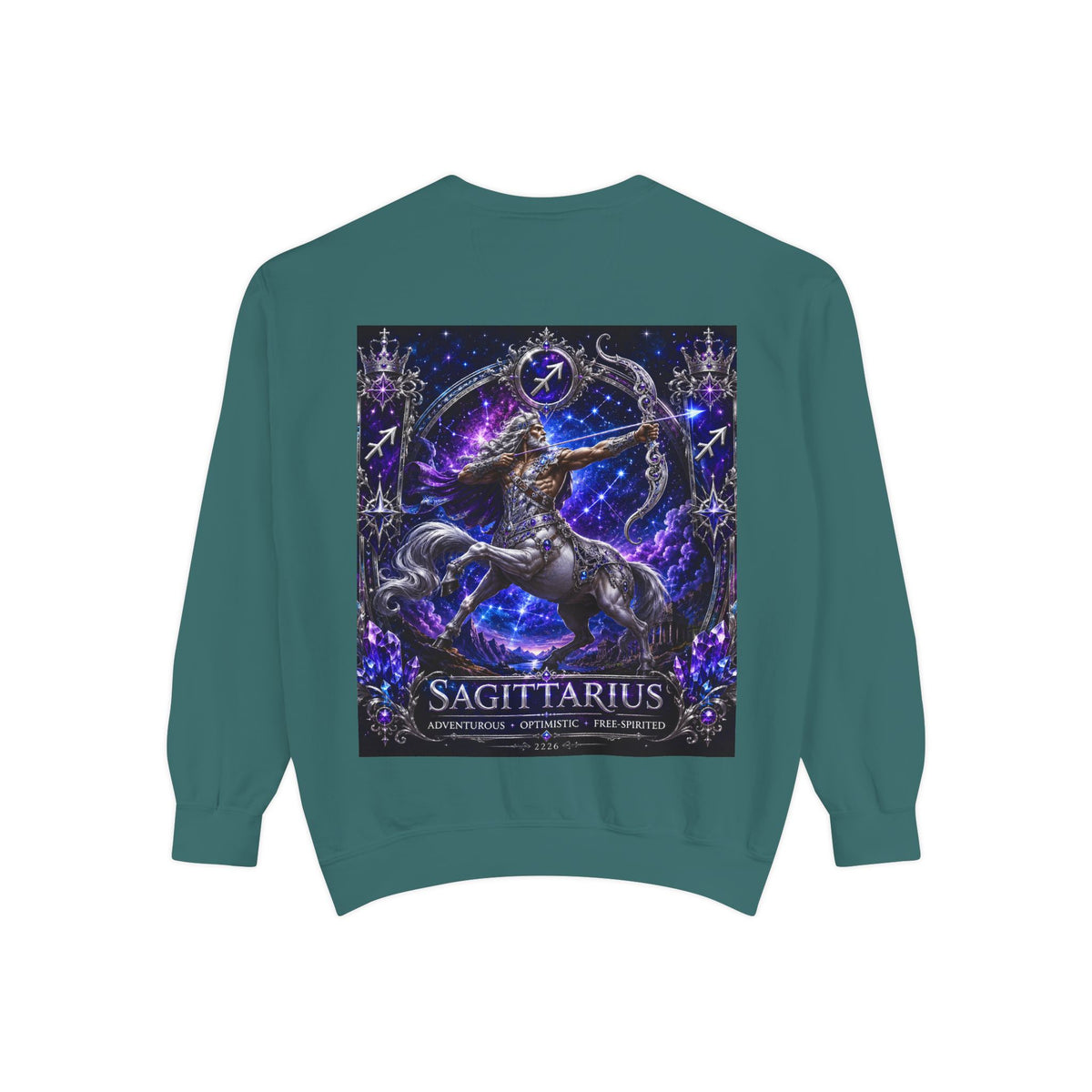 Sagittarius Zodiac Sweatshirt — Celestial Archer Graphic Pullover