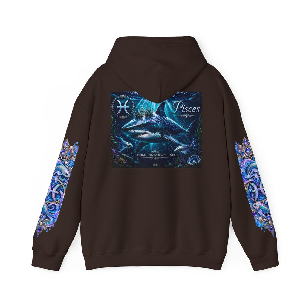 Pisces Hoodie - Astrological Pisces Fish Zodiac Graphic Sweatshirt