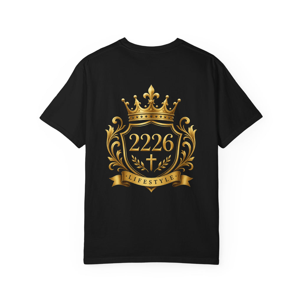 Royal Crest 2226 T-Shirt — Gold Crown Emblem Tee
