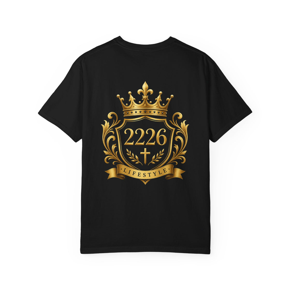 Royal Crest 2226 T-Shirt — Gold Crown Emblem Tee