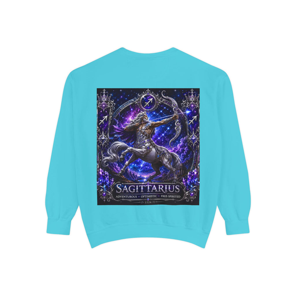 Sagittarius Zodiac Sweatshirt — Celestial Archer Graphic Pullover