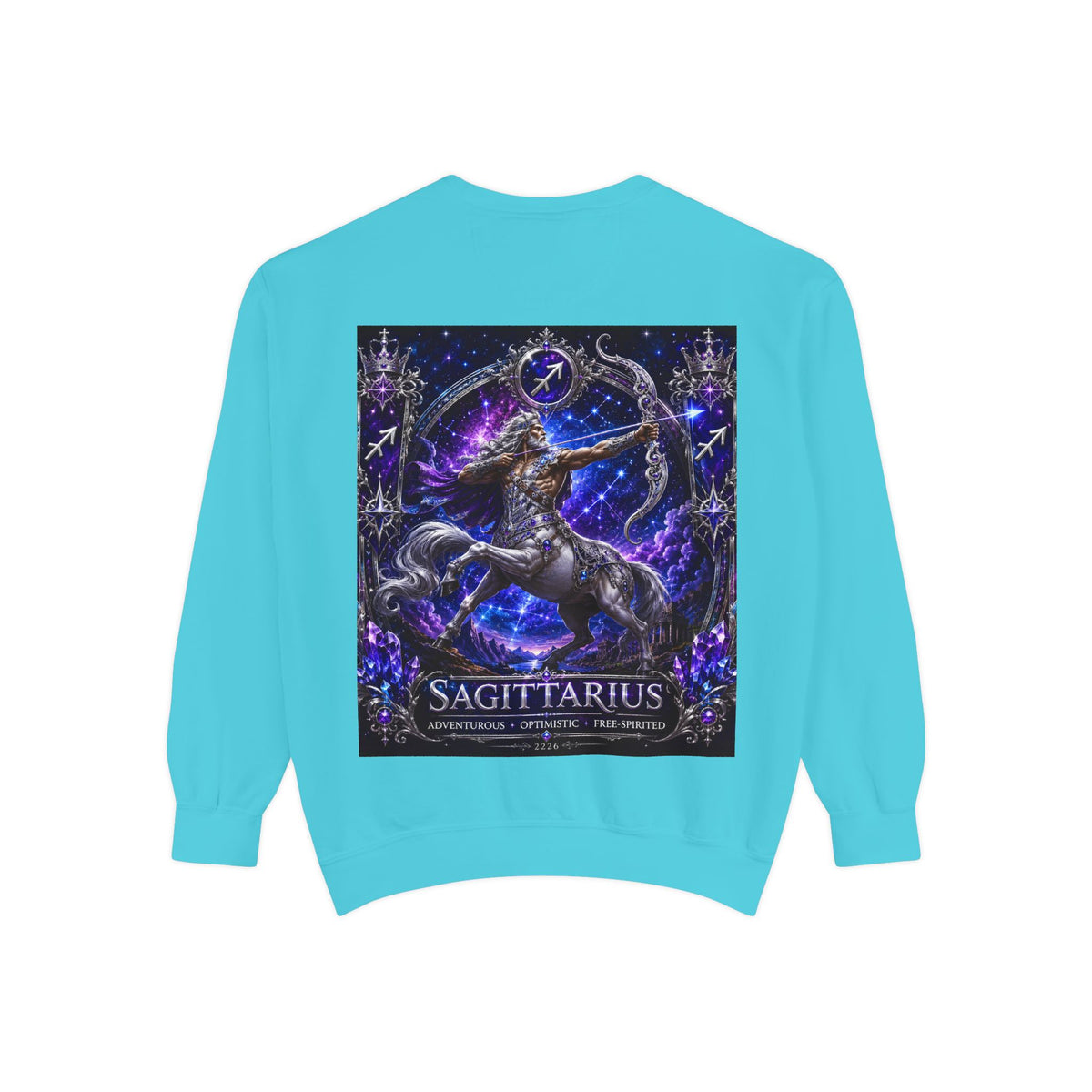 Sagittarius Zodiac Sweatshirt — Celestial Archer Graphic Pullover
