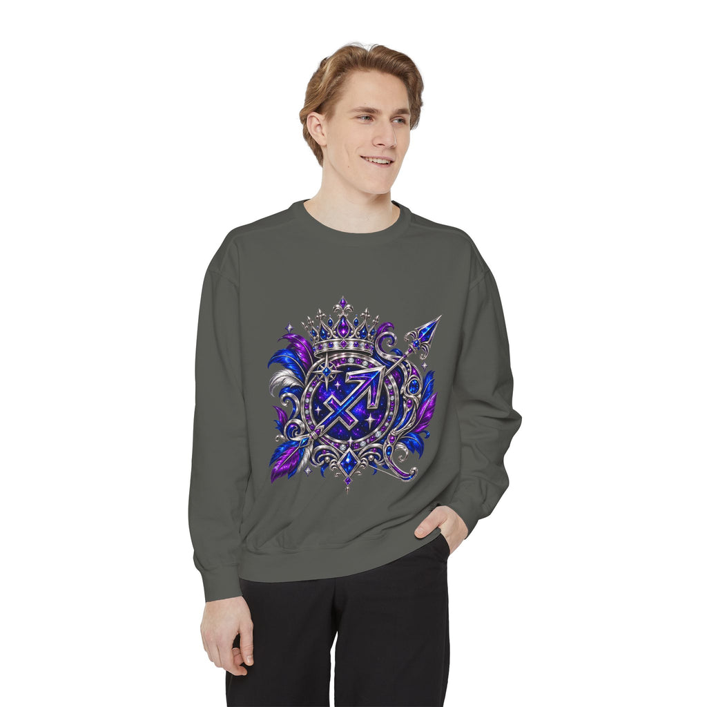Sagittarius Zodiac Sweatshirt — Celestial Archer Graphic Pullover