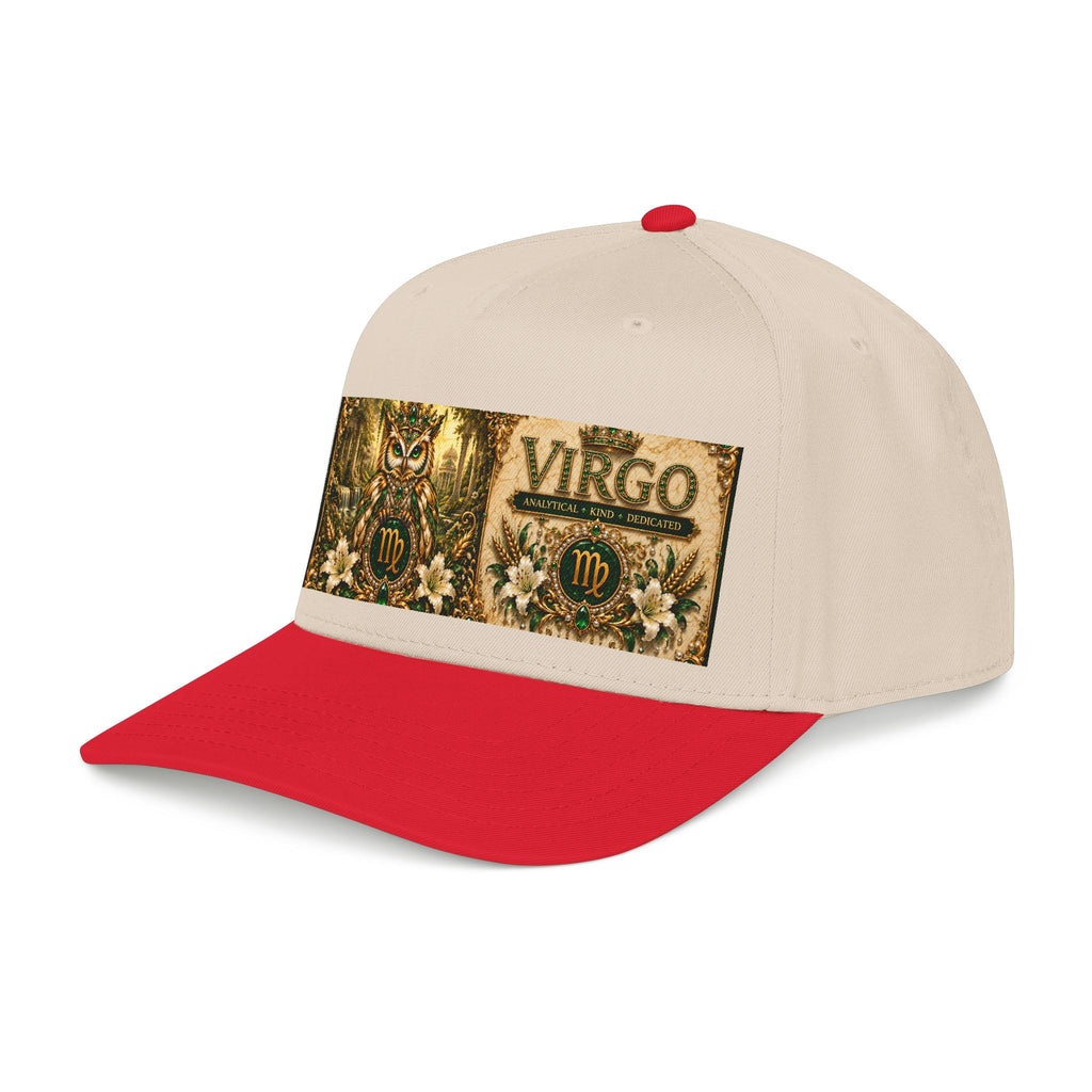 Virgo Zodiac Owl Baseball Cap — Virgo Traits Graphic Hat