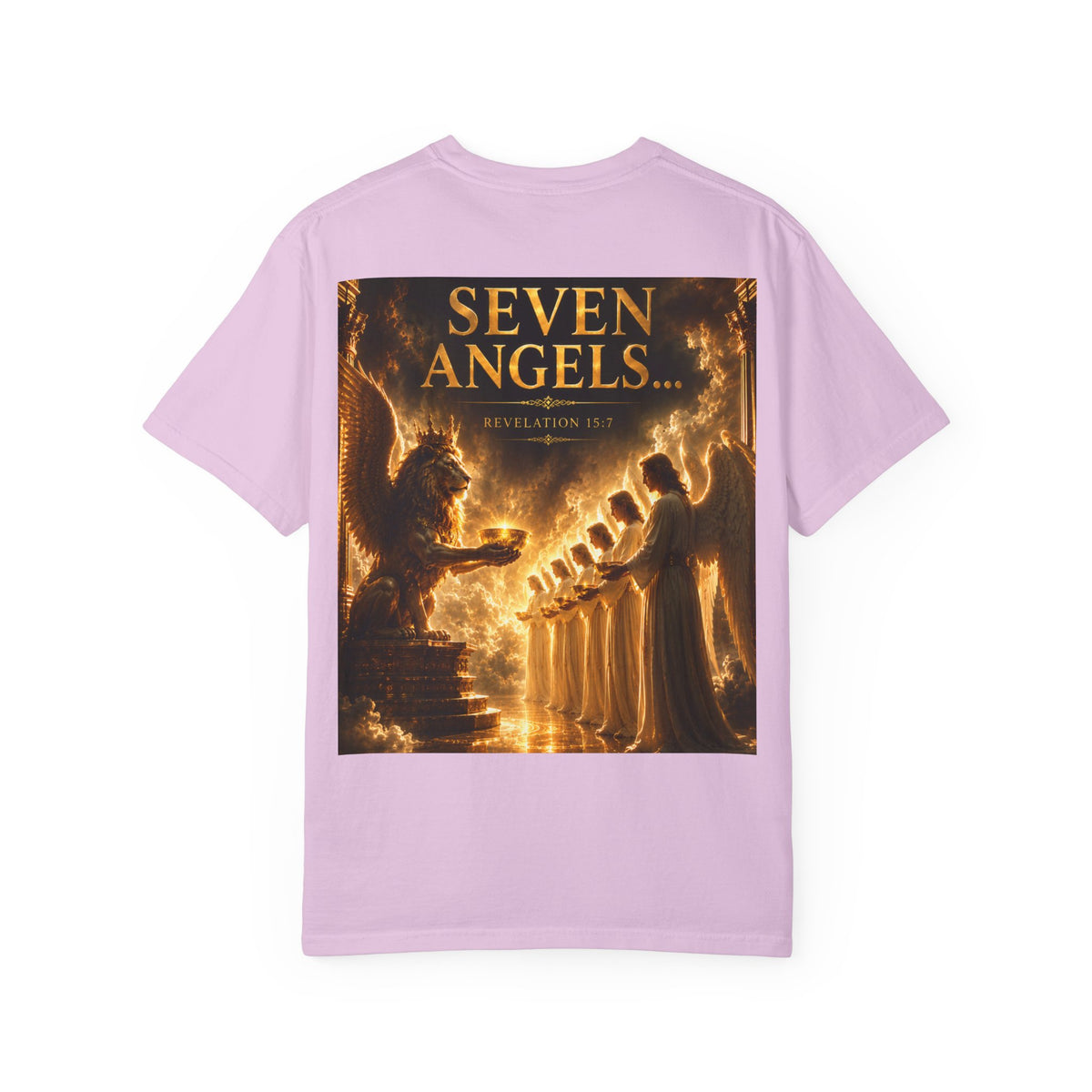 Seven Angels Graphic T-Shirt — "The Seven Angels" Religious Illustration Tee