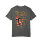 Christian Cross Floral T-Shirt — “You Don’t See This Everyday” Inspirational Tee