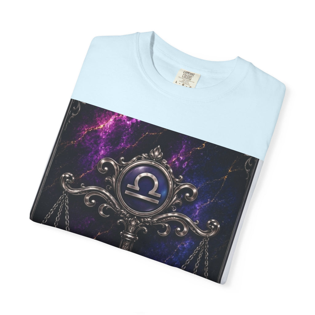 Libra Scales Zodiac T-Shirt — Astrology Graphic Tee