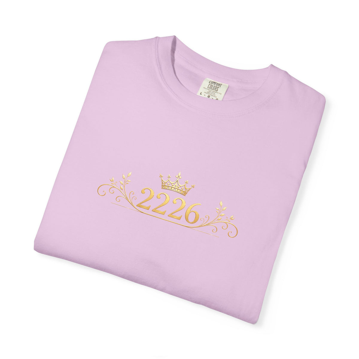 Royal Crest 2226 T-Shirt — Gold Crown Emblem Tee