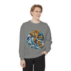 Aquarius Zodiac Sweatshirt — Water Bearer Astrology Graphic Crewneck