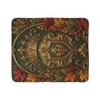 Regal Autumn Crest Sherpa Blanket