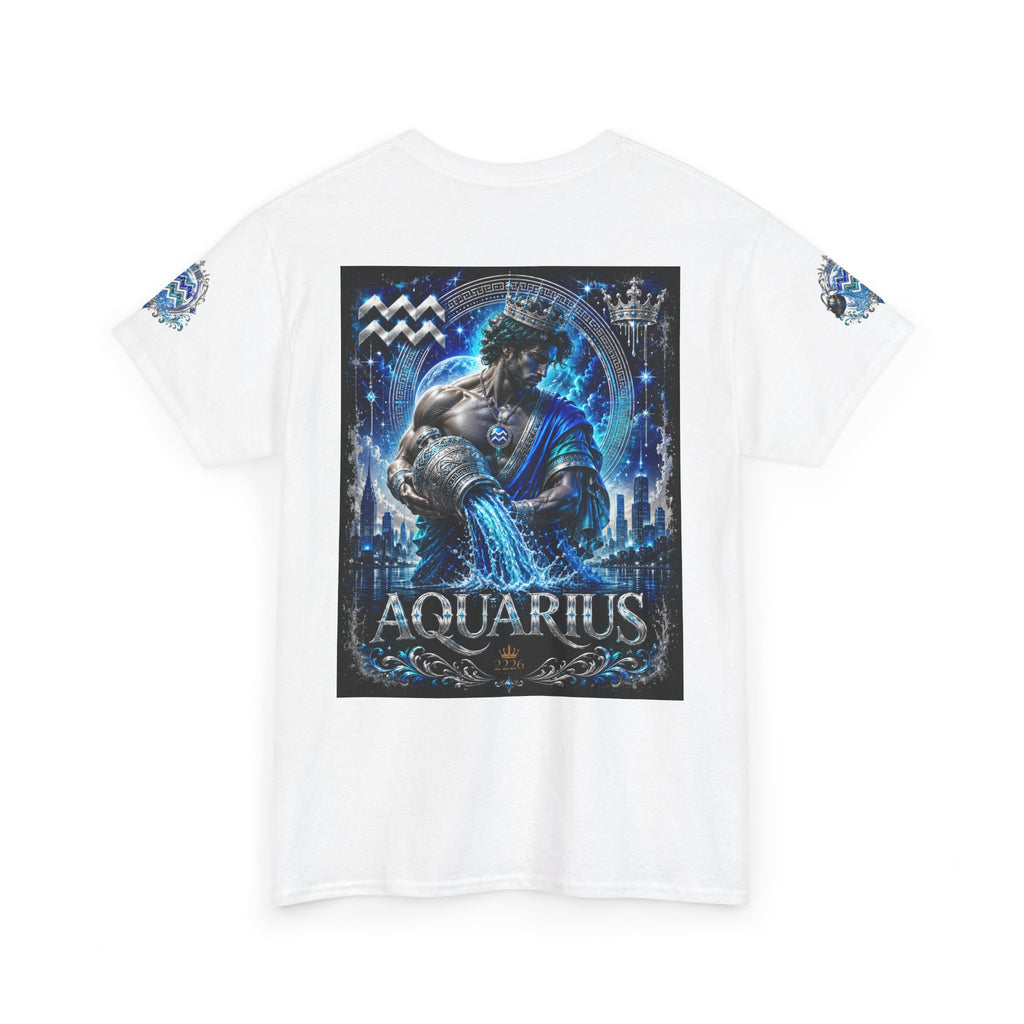 Aquarius Zodiac T-Shirt — Water Bearer Astrology Tee