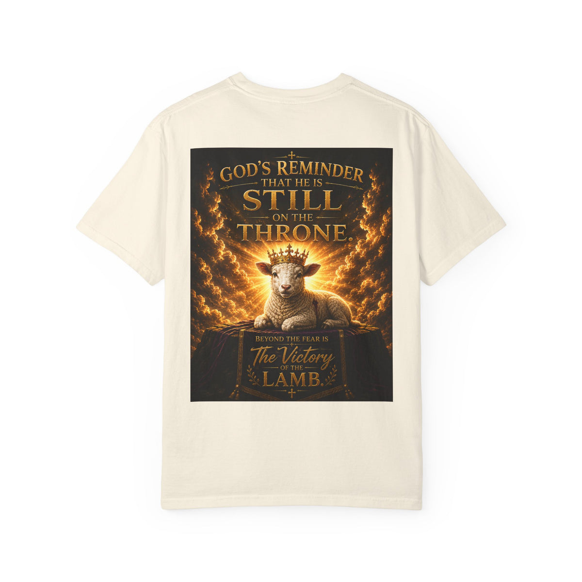 Spooktacular Revelation T-Shirt — "The Victory Lamb" Christian Halloween Graphic Tee