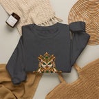 Virgo Zodiac Crewneck Sweatshirt — Owl Virgo Astrology Sweatshirt
