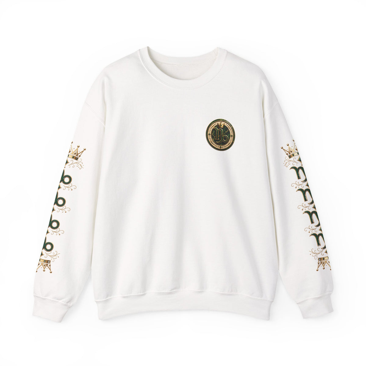 Capricorn Hip-Hop Crewneck Sweatshirt — Zodiac Goat Graphic Pullover