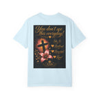 Kingdom Living Lion T-Shirt — Inspirational Christian Cross Floral Tee