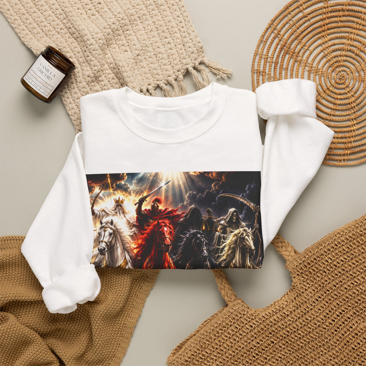 Revelation 6 Four Horsemen Crewneck Sweatshirt