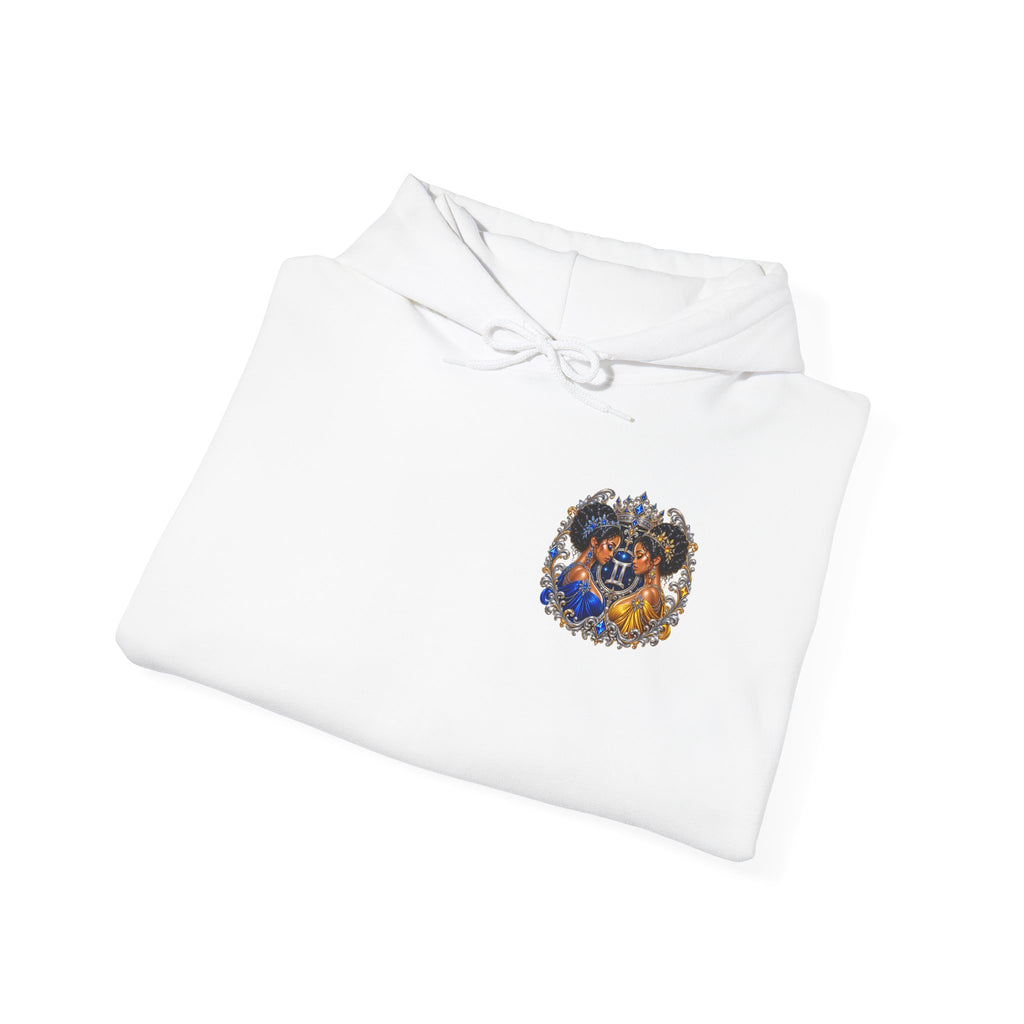 Gemini Zodiac Hoodie — Artistic Gemini Twins Astrology Pullover