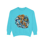 Aquarius Zodiac Sweatshirt — Water Bearer Astrology Graphic Crewneck
