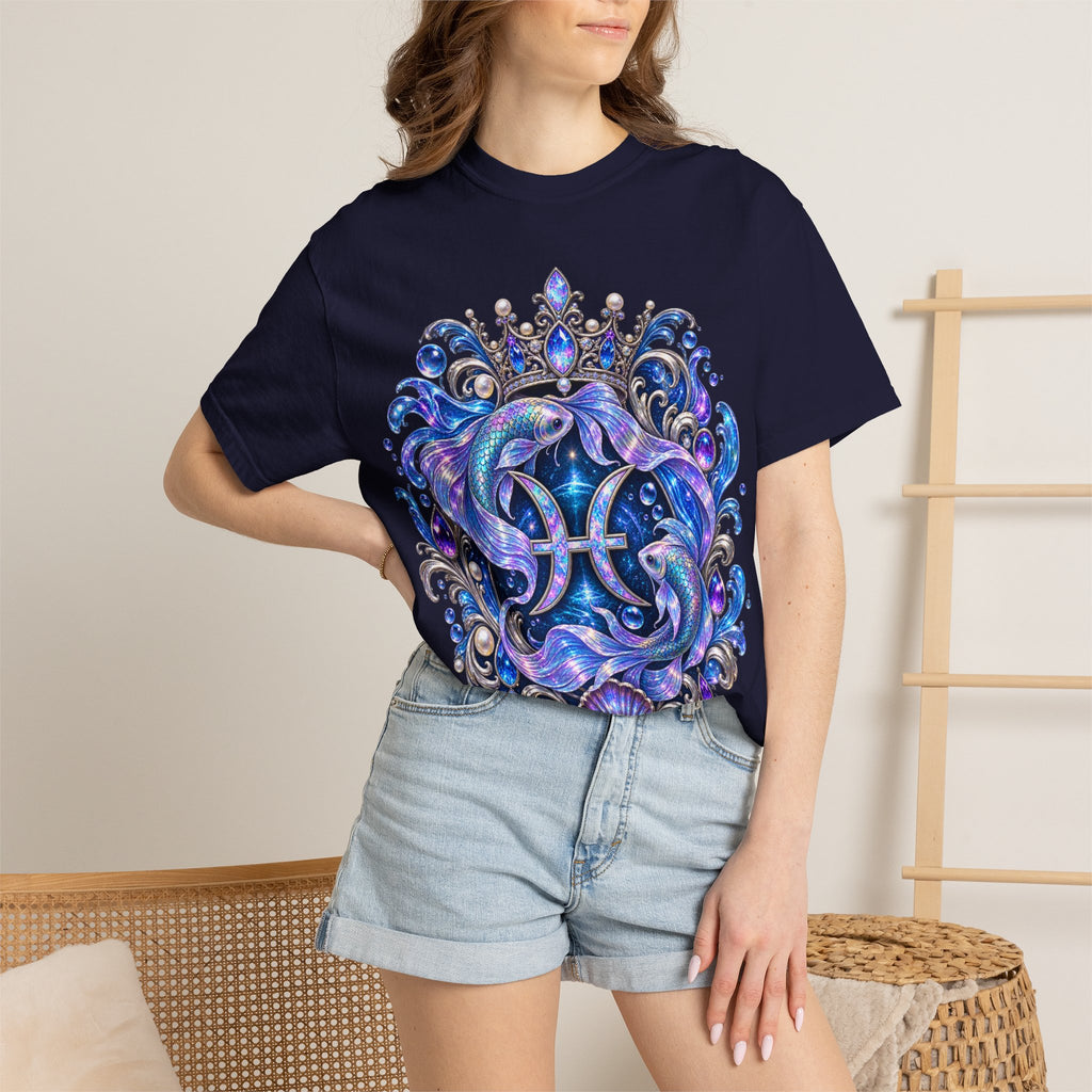 Pisces Mermaid T-Shirt — Zodiac Astrological Tee