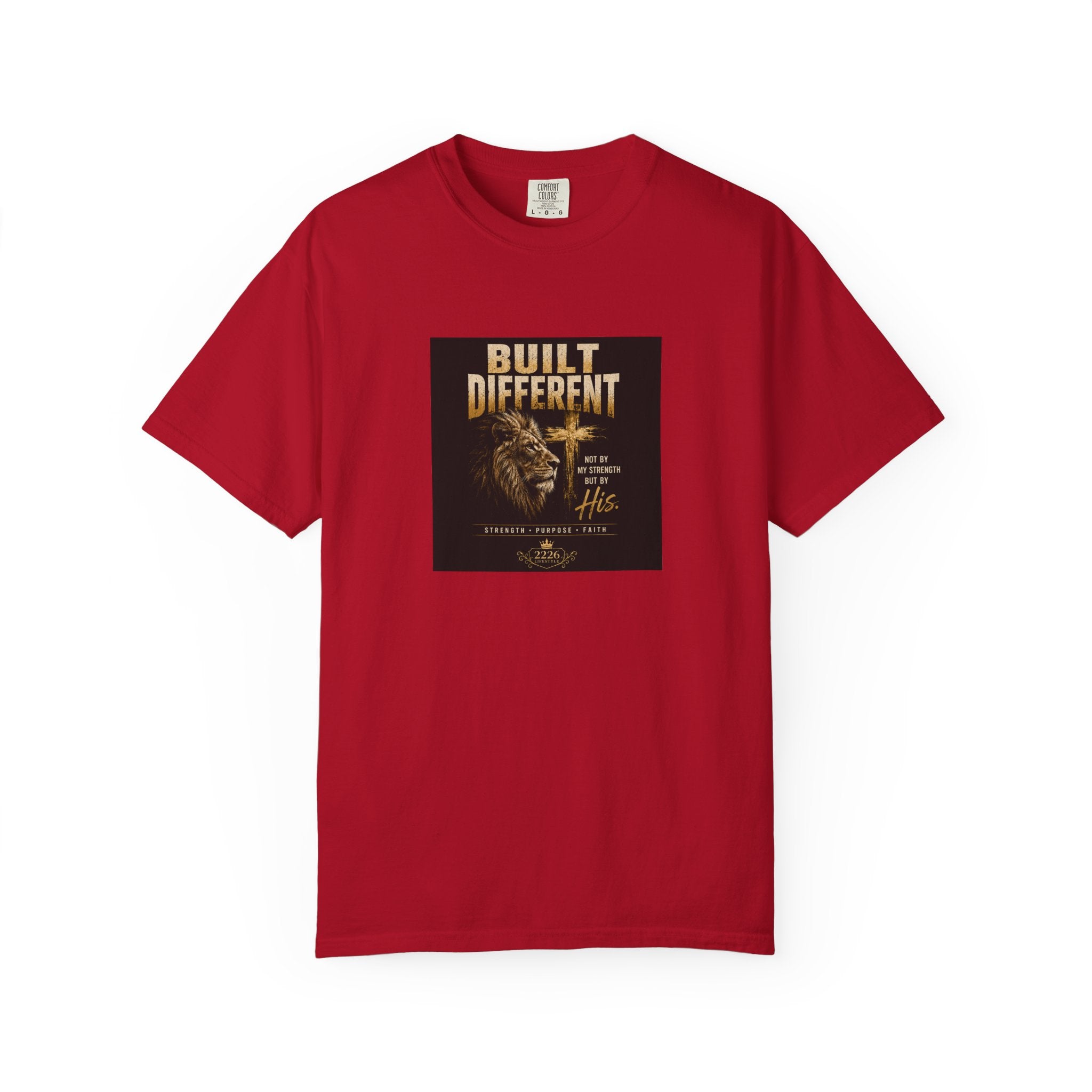 Built Different Lion T-Shirt — Motivational Graphic Tee