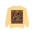 Scorpio Zodiac Sweatshirt — Regal Gold Scorpion Astrological Crewneck