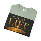 Speak Life Christian T-Shirt — Joy Hope Healing Scripture Tee