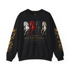 Revelation 6 Apocalypse Crewneck Sweatshirt — Four Horsemen Graphic