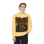 Revelation Chapter 16 Sweatshirt — "Judgment Begins" Apocalyptic Graphic