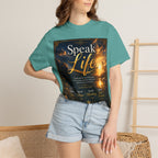 Christian Inspirational T-Shirt — "Speak Life" & "Still on the Throne" Faith Graphic Tee