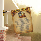 Garden Flag - "Daily Bread" Inspirational Prayer Banner