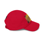 Revelation Chapter 14 Dad Cap — Vintage Gold Lettering Baseball Hat