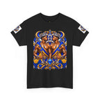 Gemini Zodiac Tee — Bold Royal Twin Astrology T‑Shirt