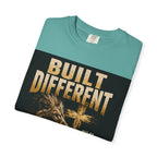 Built Different Christian Lion T-Shirt — "Built Right, Beautiful, Brilliant" Inspirational Faith Tee