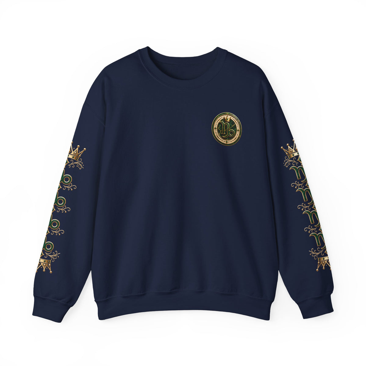 Capricorn Crewneck Sweatshirt — Zodiac Goat Graphic Pullover