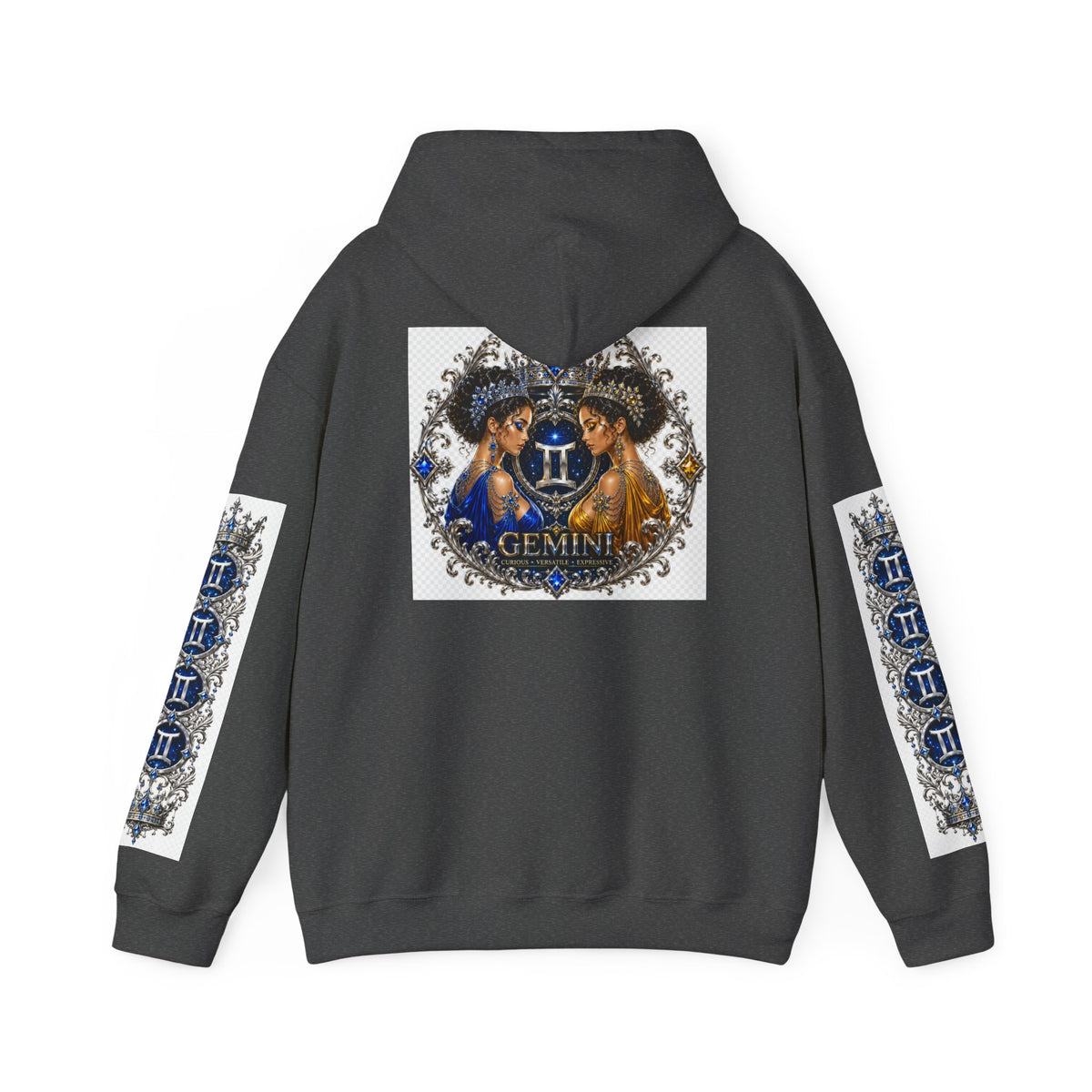 Gemini Zodiac Hoodie — Twin Stars Astrological Sweatshirt